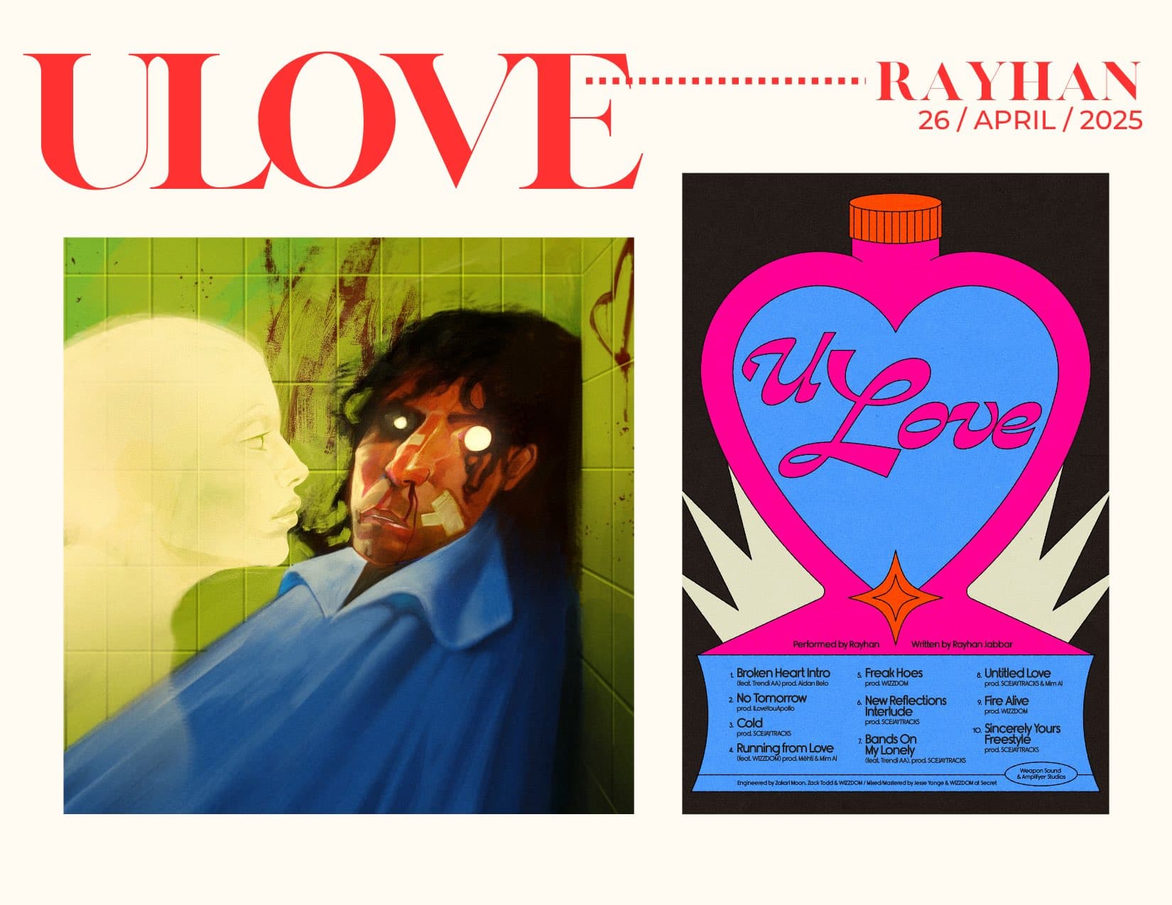 Exclusive merch from Rayhan