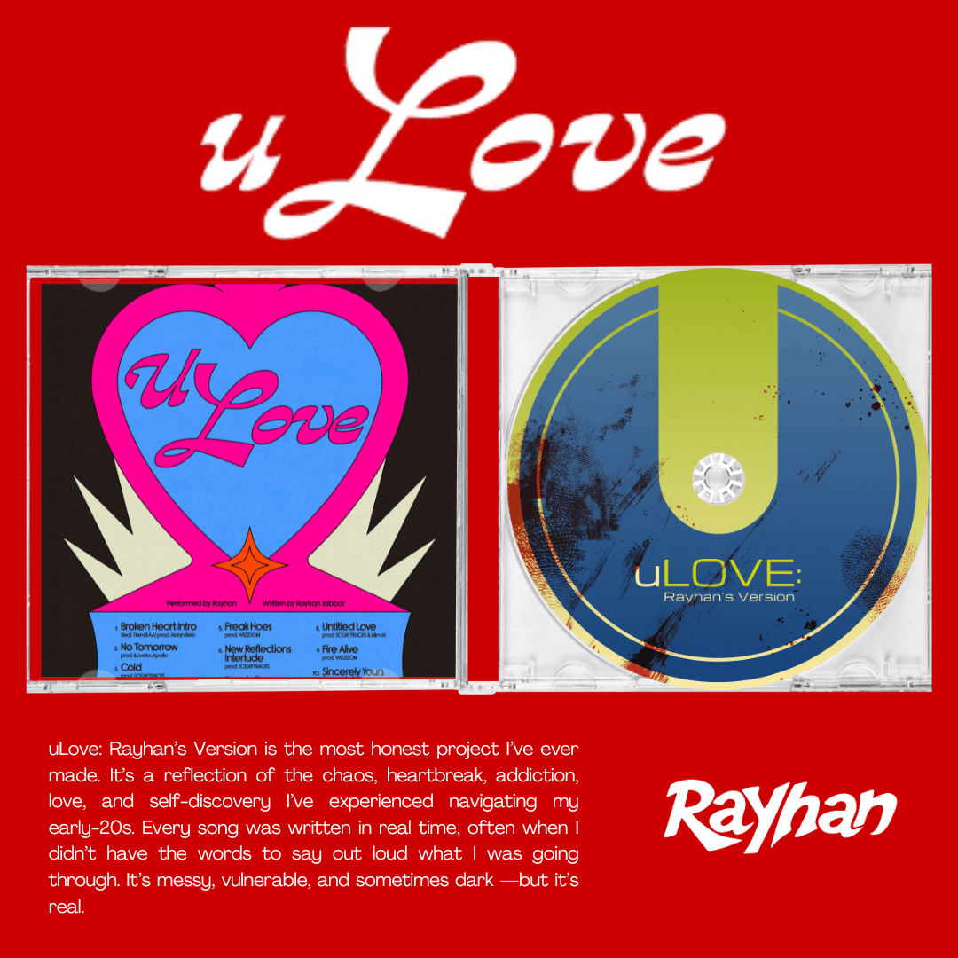 Exclusive merch from Rayhan