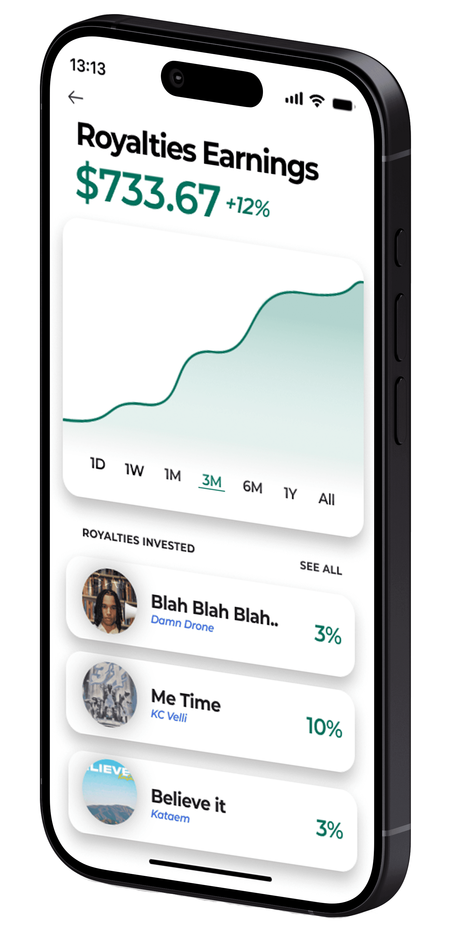 Creatives mobile app preview