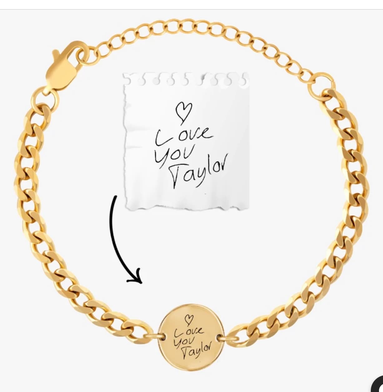 Pendant bracelet